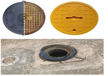 Composite manhole cover (valve) / Composite handhole cover (valve)
