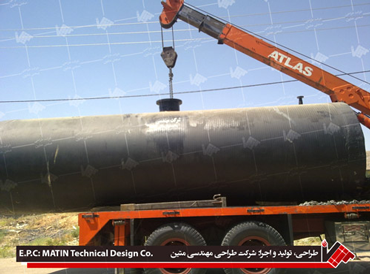 GRP Septic Tank of Shiraz- Dokouhak