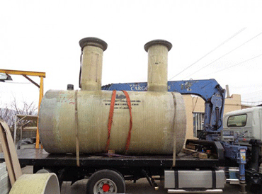 GRP Underground  fiberglass Septic Tank of Fars, Shiraz Airport